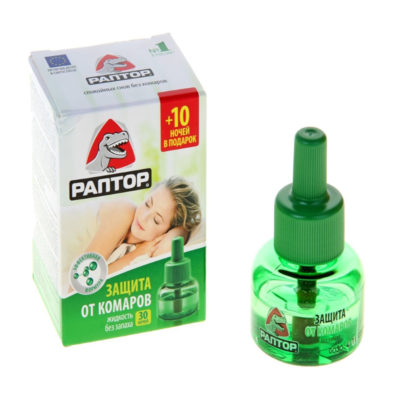 Жидкость для фумигатора Раптор 30 ночей