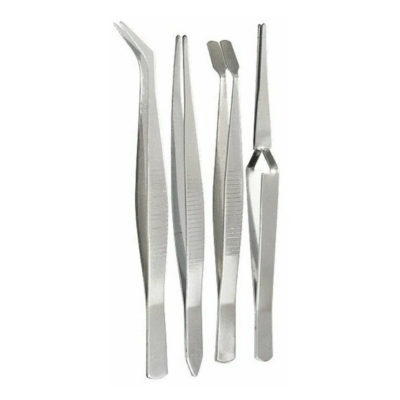 Набор пинцетов из нерж.стали 4 шт.