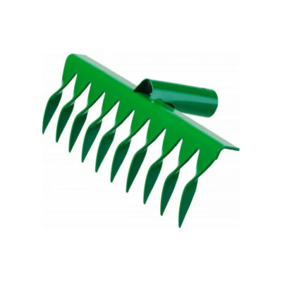 Грабли зелёные 10 зубьев (малые)