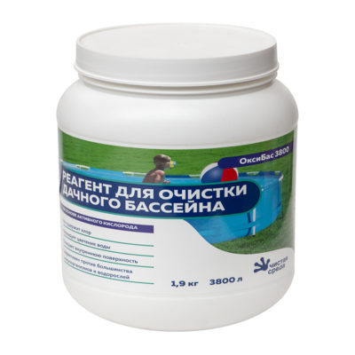 Средство для борьбы с цветением воды ОКСИБАС 3800