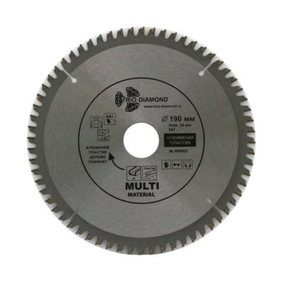 Диск TRIODIAMOND 190мм*64Т (ММ-902)