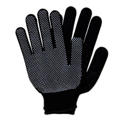 Перчатки  нейлон с ПВХ черные