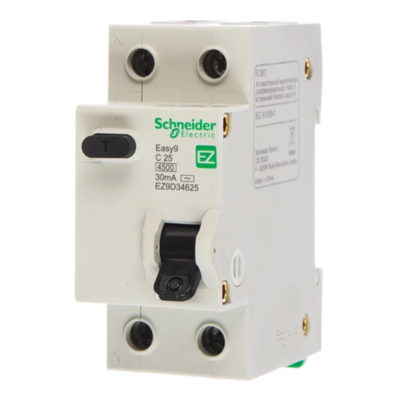 Выключатель дифференциальный EASY 9 1п+Н 25А АС 230В SE