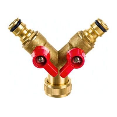 Распределитель двухканальный металл. КРОН