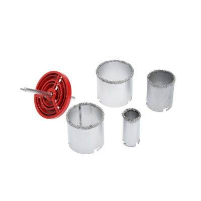 Набор кольцевых коронок с карбидным напылением 5 пред.