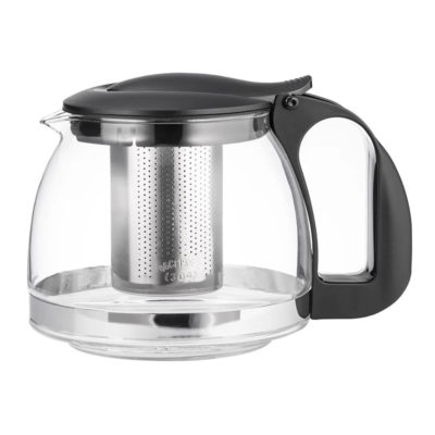 Чайник заварочный с ситом  900 мл черный