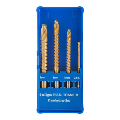 Сверло-фреза универсальное титан.покрытие