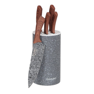 Набор ножей 5 предм. с подставкой DANIKS