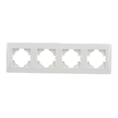 Рамка 4гн. белая Ugra GUSI