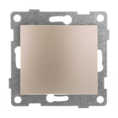 Механизм выключателя 1СП проходной кремовый GUSI