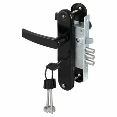 Замок врезной 77305-ЗВ9-6/13 (черный)