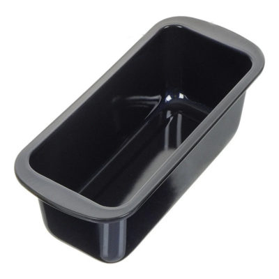 Форма для запекания углеродистая сталь 29.5*13*7 см антипригарное покрытие прямоугольная черная Daniks Мерцание