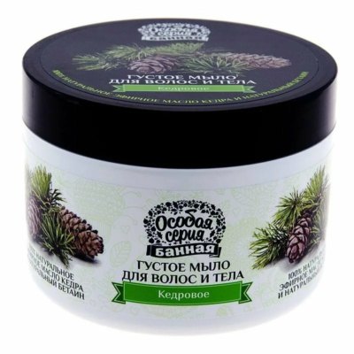 Мыло густое Кедровое для бани 300 мл