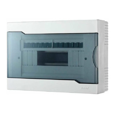 Бокс пластик ЩРН-П-8 8 мод.с/у белый Lezard