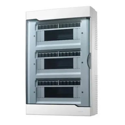 Бокс пластик ЩРВ-П-24 24 мод. с/у белый с дымч.дверцей IP40 Lezard