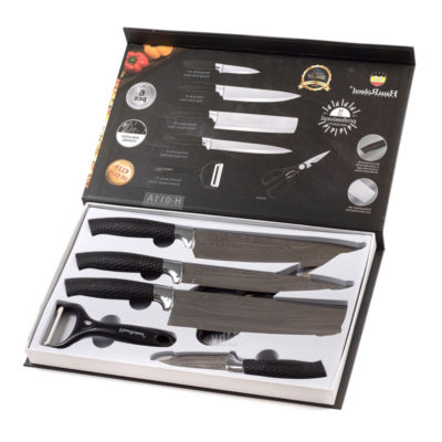 Набор ножей 6 предметов в коробке Классик