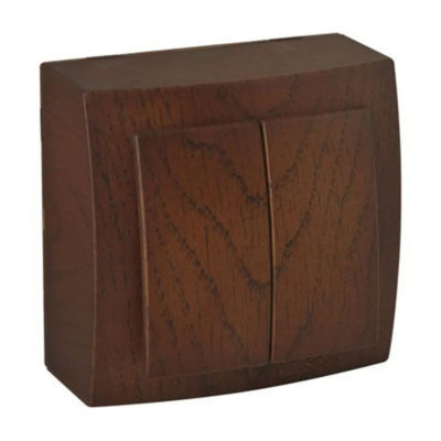 Nilson THEMIS Выключатель 2ОП орех новый