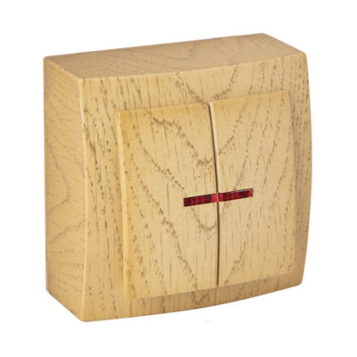 Nilson THEMIS Выключатель 2ОП клен новый