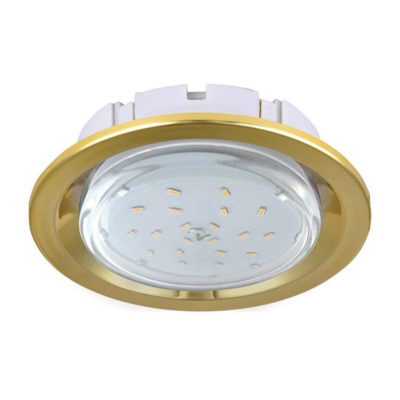 Ecola GX53 FT3225 FG5305ECB Светильник глубокий легкий золото 27*109