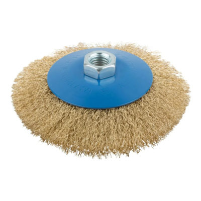 Корщетка-колесо с наклоно