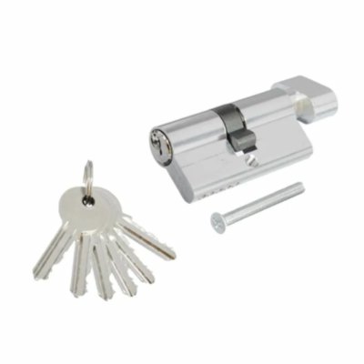 Цилиндровый механизм с вертушкой АХ102/60 мм(25+10+25) СР хром