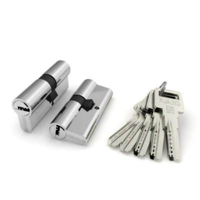 Цилиндровый механизм 200ZM/60 (25+10+25) CP хром