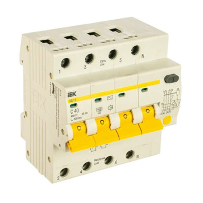 АВДТ 4п 40А 300мА IEK