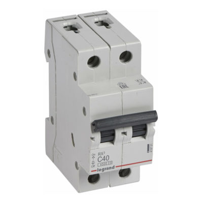 Автомат 2п С 40А RX3 4.5kA Legrand