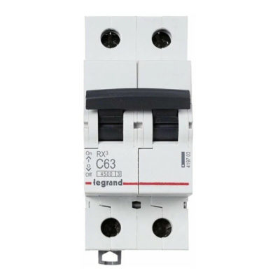 Автомат 2п С 63А RX3 4.5kA Legrand