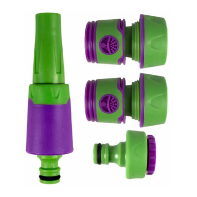 Набор фитингов для шлангов 3/4" 4 предм. с резин.покрытием DON GAZON 096-5816