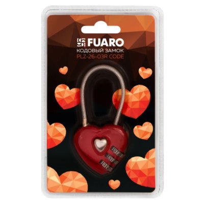 ЗАМОК КОДОВЫЙ PLZ-26-03R CODE БЛИСТЕР