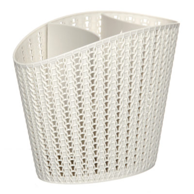 Сушилка для столовых приборов ВЯЗАНИЕ бел.ротанг