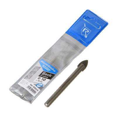 Сверло по стеклу и керамике RennBohr Basic 10*78мм 2 грани