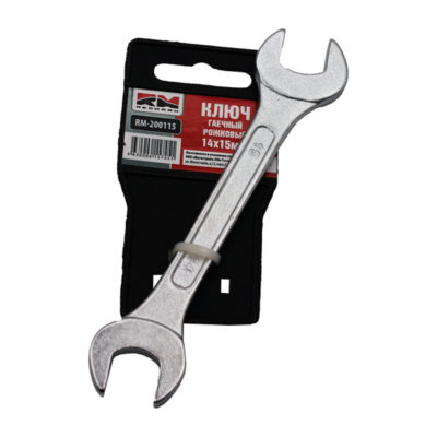 Ключ гаечный рожковый 14*15мм