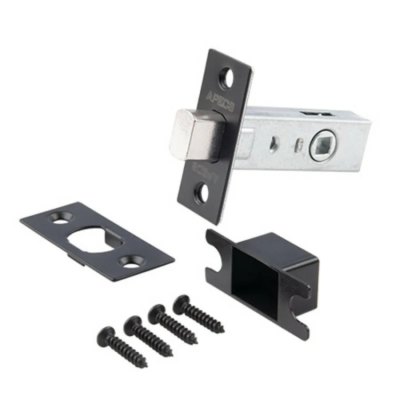 L-0126-BLM Задвижка врезная Apecs 64 мм без завертки матовый черный