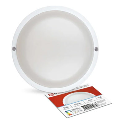 Светильник светодиодный герметичный 15 Вт 6500К Круг