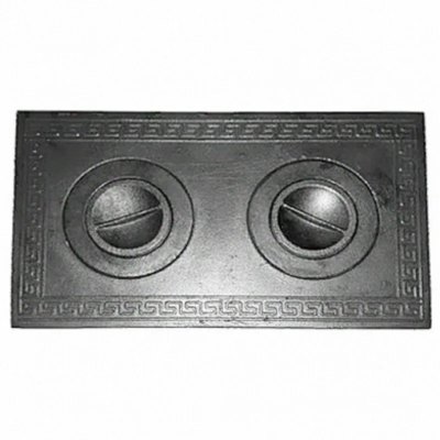 Плита печная 2-х комфор. П2-1 малая (585*340мм)