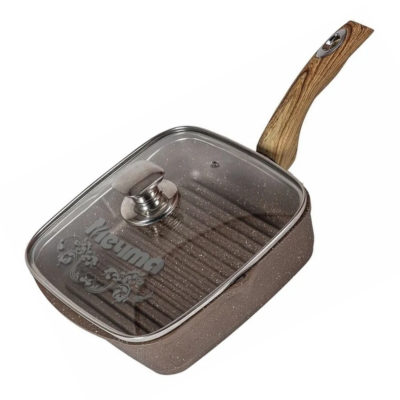 СКОВОРОДА-ГРИЛЬ 26 СМ МЕЧТА ГРАНИТ