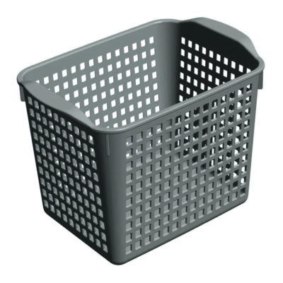 Корзина для хранения 30*20*18 серая