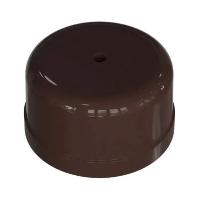 Распаячная коробка ретро о/у (D80*43 мм) (коричневый