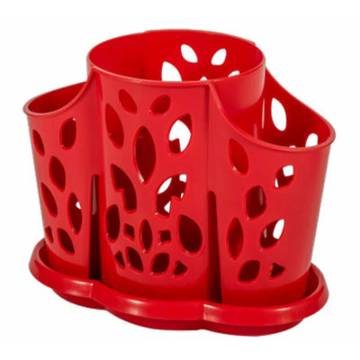 Сушилка для столовых приборов 3-х секционная "Камелия" в ассорт.