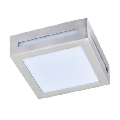 FS53SSECH Ecola светильник квадр. сатин-хром  IP65 1xGX53