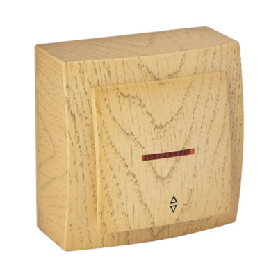 Nilson THEMIS Выключатель проходной 1ОП клен