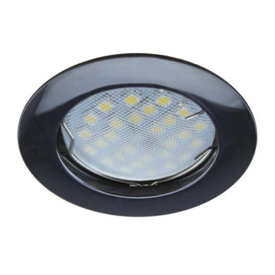 Ecola DL100 MR16 GU5.3 FB1601EFF Светильник литой 24*75 черный хром