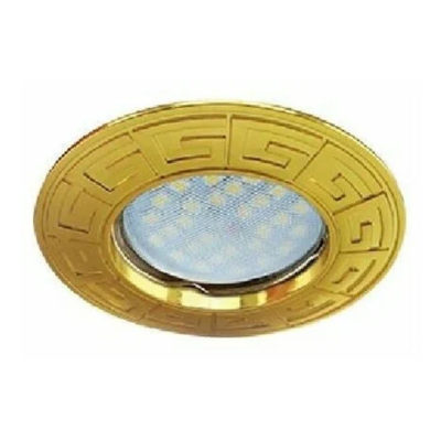 Ecola DL110A MR16 GU5.3 FQ1602EFF Светильник литой Антик Сатин-Золото