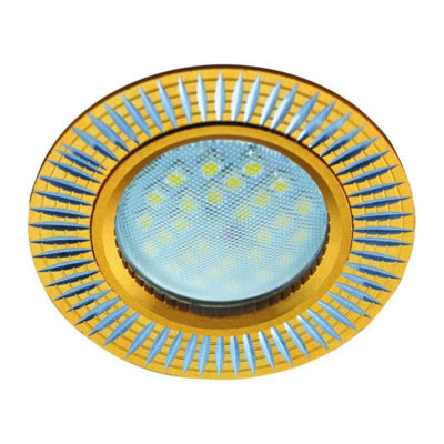 Ecola DL3182 MR16 GU5.3 FG1608EFF Светильник мат.золото/алюминий