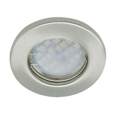 Ecola DL3182 MR16 GU5.3 FS1608EFF Светильник матовый хром/алюминий