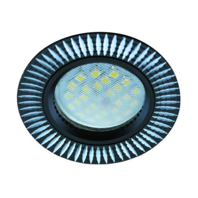 Ecola DL3183 MR16 GU5.3 FB1609EFF Светильник литой черный/алюминий