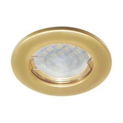 Ecola DL3184 MR16 GU5.3 FG1610EFF Светильник литой мат.золото/алюминий