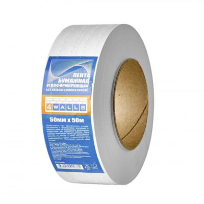 Лента углоформирующая бумажная основа 50мм*50м